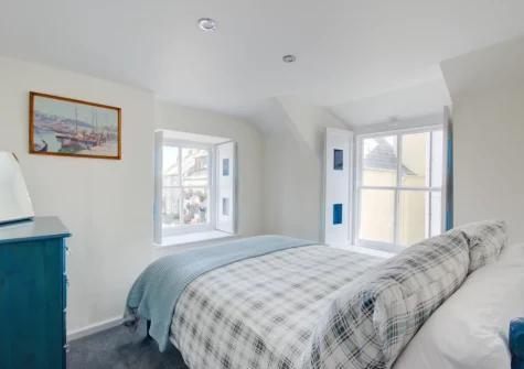 Bedroom #1 at Fairbank Cottage, Looe