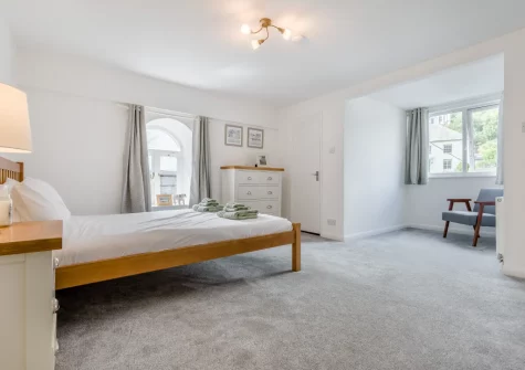 Bedroom #1 at Fairbank House, Looe