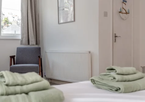 Bedroom #1 at Fairbank House, Looe
