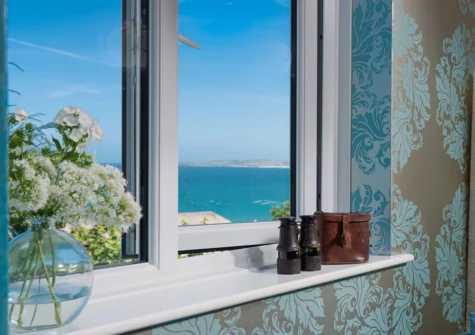 The living area at Fairsky, Carbis Bay