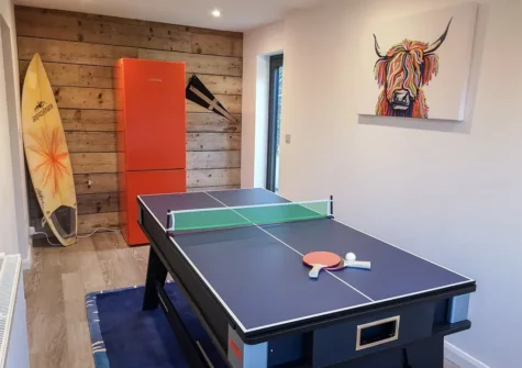 The games room at Fairways, Bush