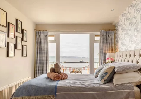 Bedroom #1 at Fairwinds, Cawsand