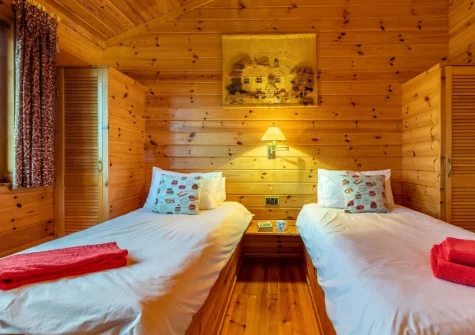 Bedroom #4 at Falcon Lodge 12, Clovelly Lakes, Higher Clovelly