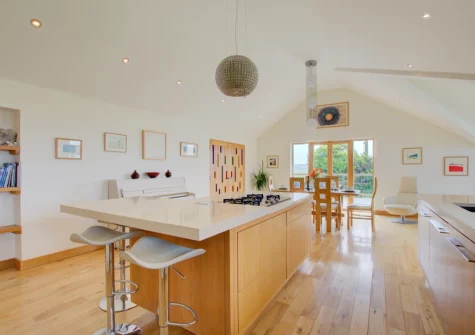 The kitchen at Farmlands, Porthcothan