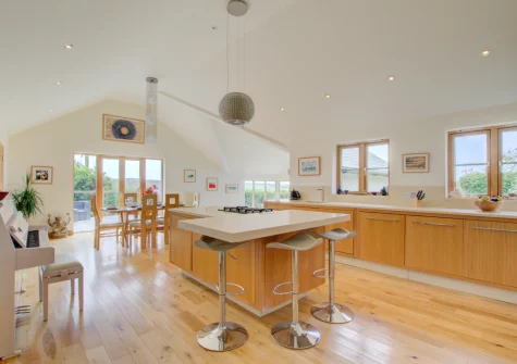 The kitchen at Farmlands, Porthcothan