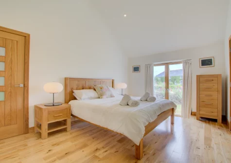 Bedroom #1 at Farmlands, Porthcothan