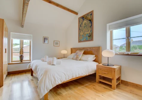 Bedroom #2 at Farmlands, Porthcothan