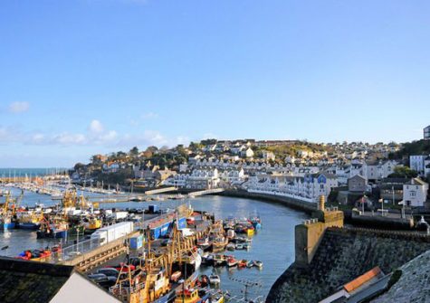 The view from bedroom #1 @ Farthing Cottage, Brixham