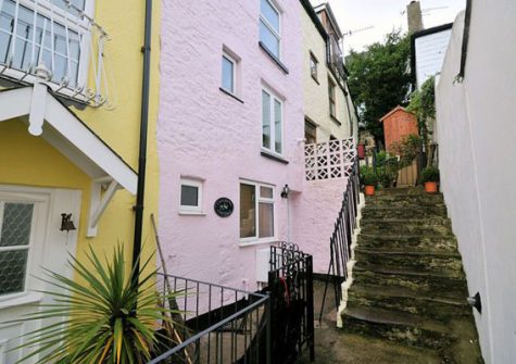 Outside Farthing Cottage, Brixham