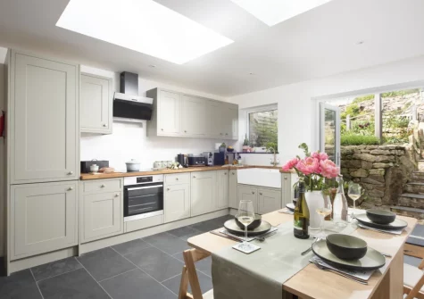 The kitchen & dining area at Fernbank, Lelant