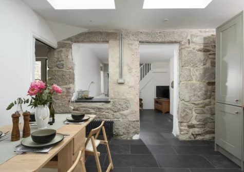 The dining area at Fernbank, Lelant