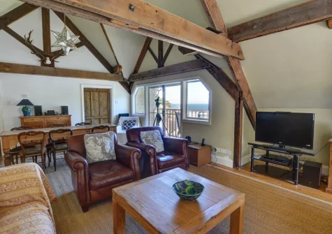 The living area at Ferndale House, Lynmouth