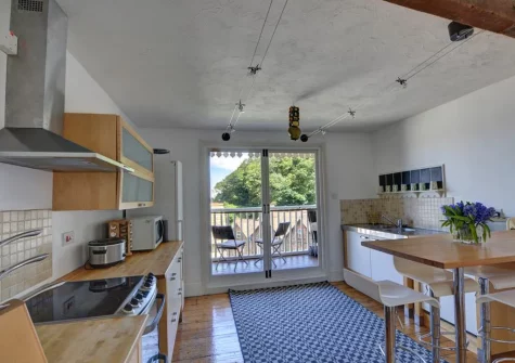 The kitchen at Ferndale House, Lynmouth