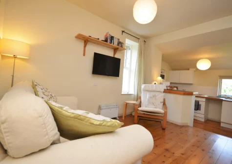 The living area at Ferndale Orchard View, Chivelstone