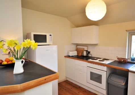 The kitchen at Ferndale Orchard View, Chivelstone