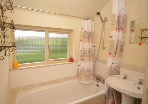 The bathroom at Ferndale Orchard View, Chivelstone