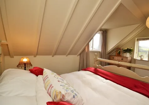 Bedroom #1 at Ferndale Treetops View, Chivelstone