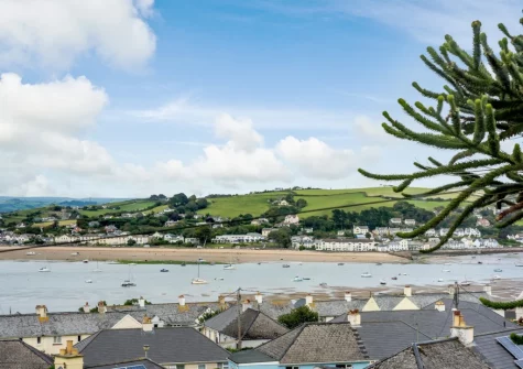 The view from the living room at Fernlea, Appledore