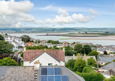 The view from bedroom #1 at Fernlea, Appledore