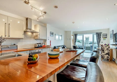 The kitchen at Fernlea Court, St Ives