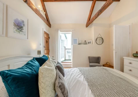 Bedroom #1 at Ferrymans Cottage, Appledore