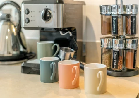 The kitchen at Ferryman's Wharf, Fowey