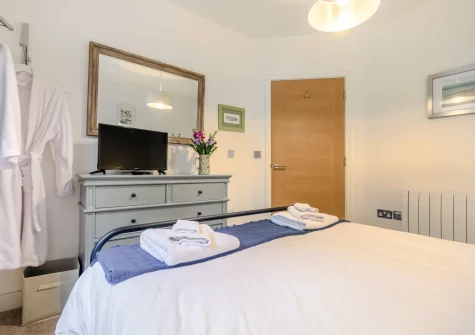 Bedroom #1 at Ferryman's Wharf, Fowey