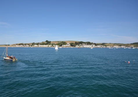 The view across the estuary from Appledore's quayside