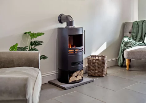 The living area at Firebeacon, Firebeacon Farm, Edistone