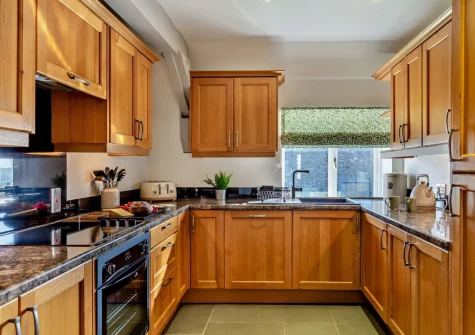 The kitchen at Firebeacon, Firebeacon Farm, Edistone