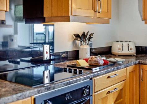 The kitchen at Firebeacon, Firebeacon Farm, Edistone