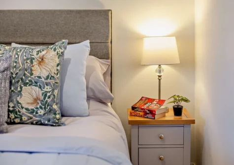 Bedroom #1 at Firebeacon, Firebeacon Farm, Edistone