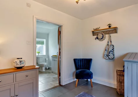 The hallway at Firebeacon, Firebeacon Farm, Edistone