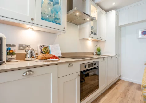The kitchen at Fisherman's Cottage, Padstow