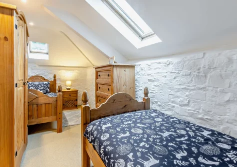 Bedroom #3 at Fisherman's Rest at Blagdon Farm, Ashwater