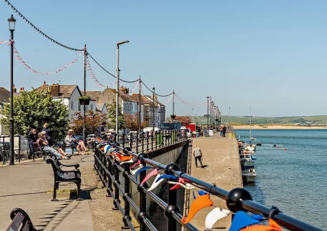 Appledore's quay is a stones throw from Fishermans View