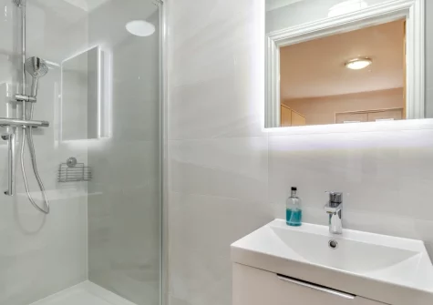 Bedroom #1 en-suite shower room at Fistral Gaze, Newquay