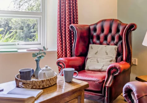 The living room at Ford Mill Dairy, Ashmansworthy