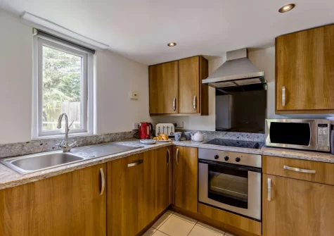 The kitchen at Ford Mill Dairy, Ashmansworthy