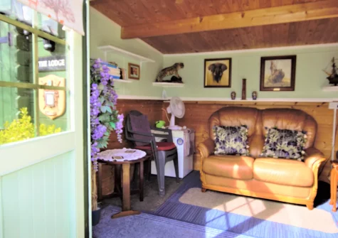 The summer house at Forget-me-not Bungalow, Seaton