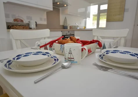 The dining area at Fourteen Mawgan Porth, Mawgan Porth