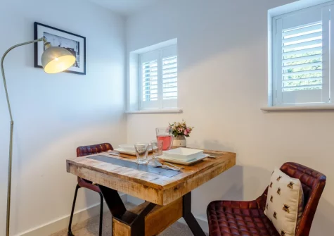 The dining area at Fowey Landing, Fowey