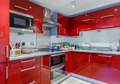 The kitchen at Fowey Landing, Fowey