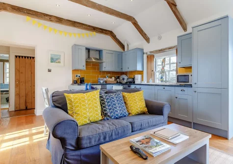The living area at Fox Corner, Little Petherick