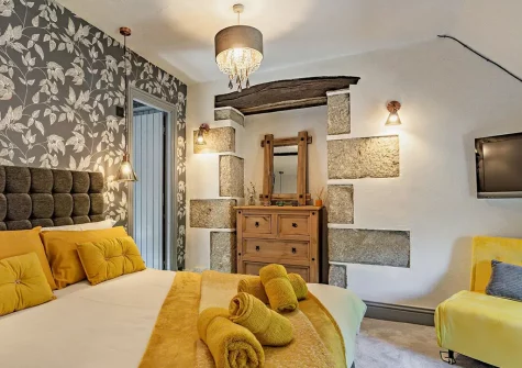 Bedroom #1 at Foxes At Langoose, Lanhydrock