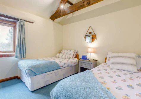 Bedroom #2 at Foxglove Barn, Greylands Farm, Youldonmoor Cross