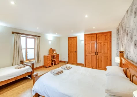 Bedroom #1 at Freedom at Ashcombe Cottages, Ashcombe
