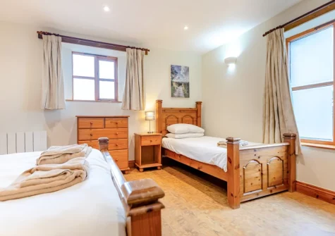 Bedroom #1 at Freedom at Ashcombe Cottages, Ashcombe