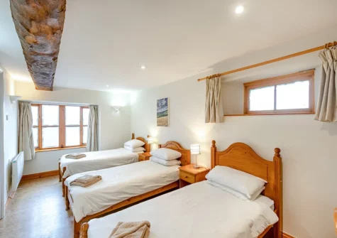 Bedroom #2 at Freedom at Ashcombe Cottages, Ashcombe