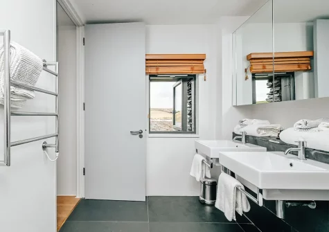 Bedroom #1 en-suite at From Land to Sea, Edmonton